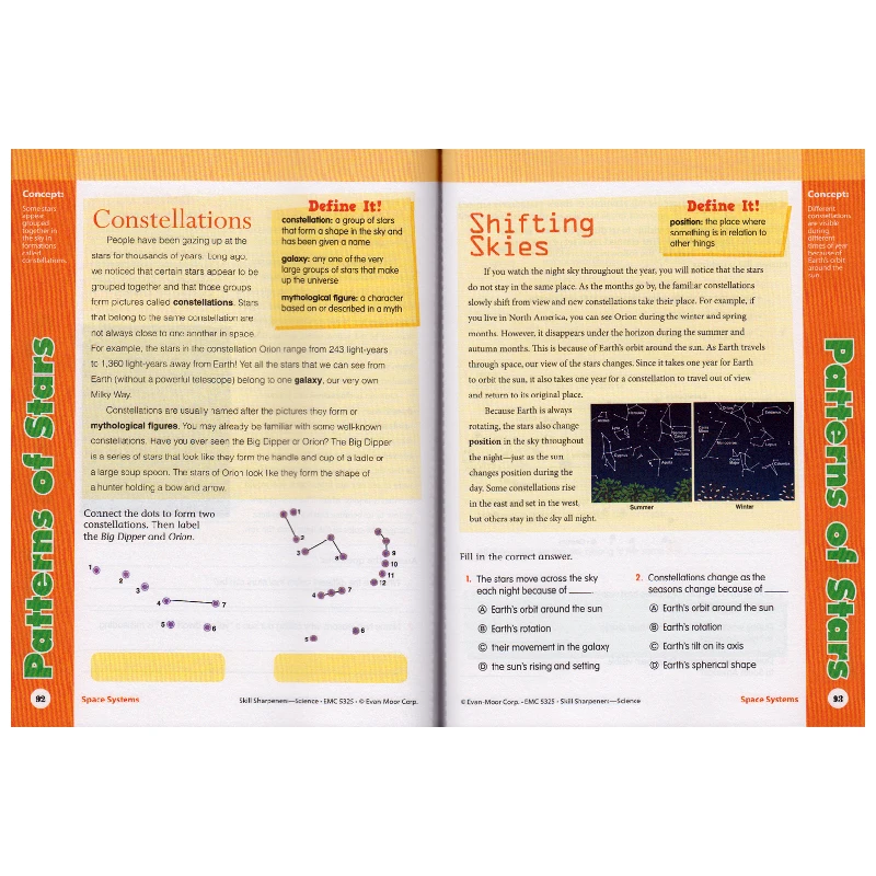 Evan-Moor Skill Sharpeners: Science, Grade 5 Workbook,aged 9 10 11 12, English book 9781629381572