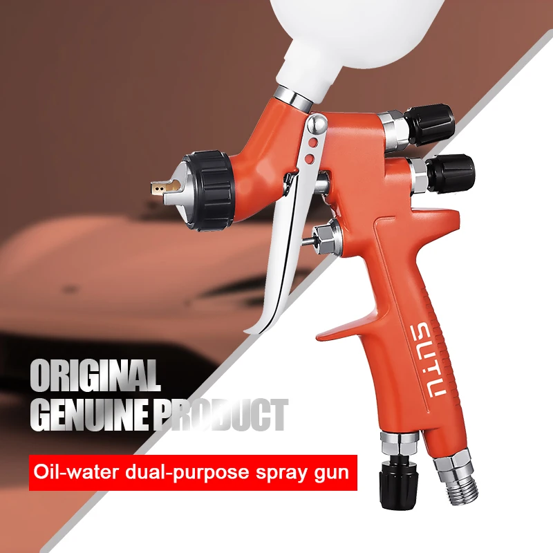 SUTU MINI88 Orange High-Fogging Oil/Water-Based Coating Low-Pressure Air Sprayer