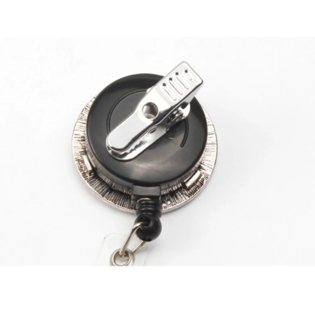 

Wing Shaped Badge Reel ID Buckle Lanyard Holder Clip Retractable Cord Office Staff Students High Grade Material Durability