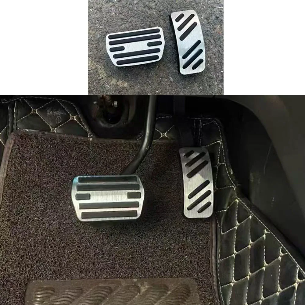 

For BAIC 212 T01 2024 - 2026 Modal Wheel Accelerator Brake Foot Pedal Modification Metal Pedal Anti Slip Covre