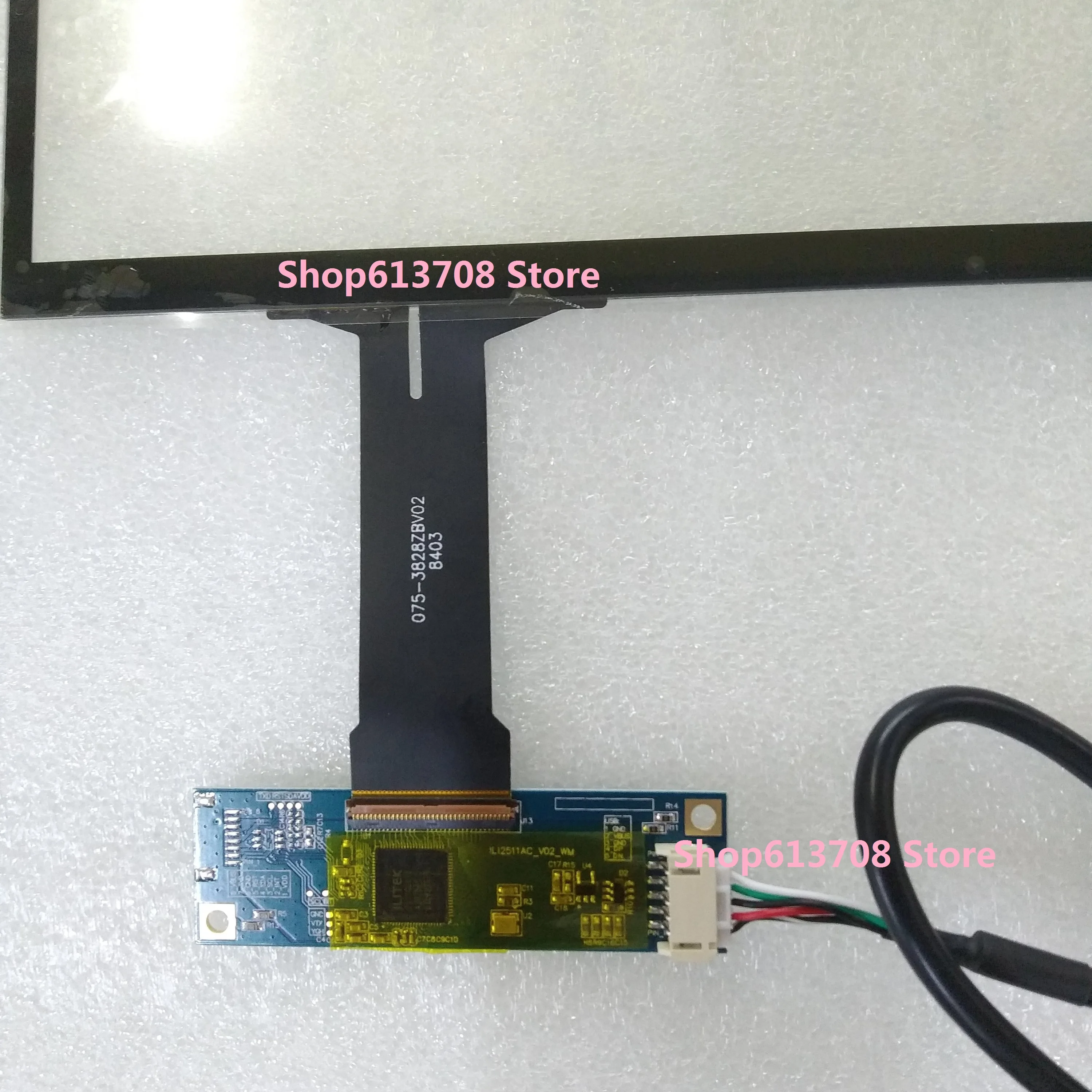 Tela de 15.6 "16:9 painel de toque tp para display lcd capacitivo universal com kit controlador diy