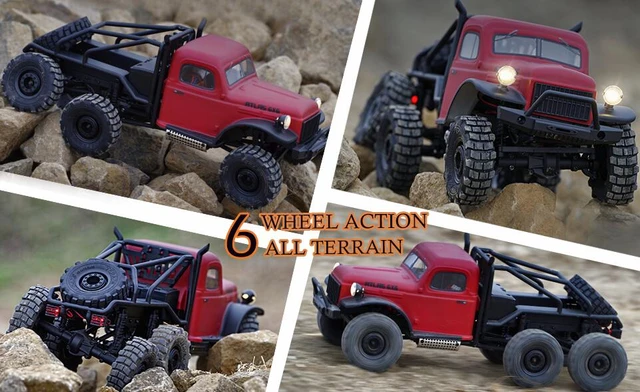 Parts Fms 1/18 Atlas 6X6 Crawler RTR Waterproof Remote Control Car LED  Lights All Terrain Hobby Off Road RC Truck Electric Toy - AliExpress