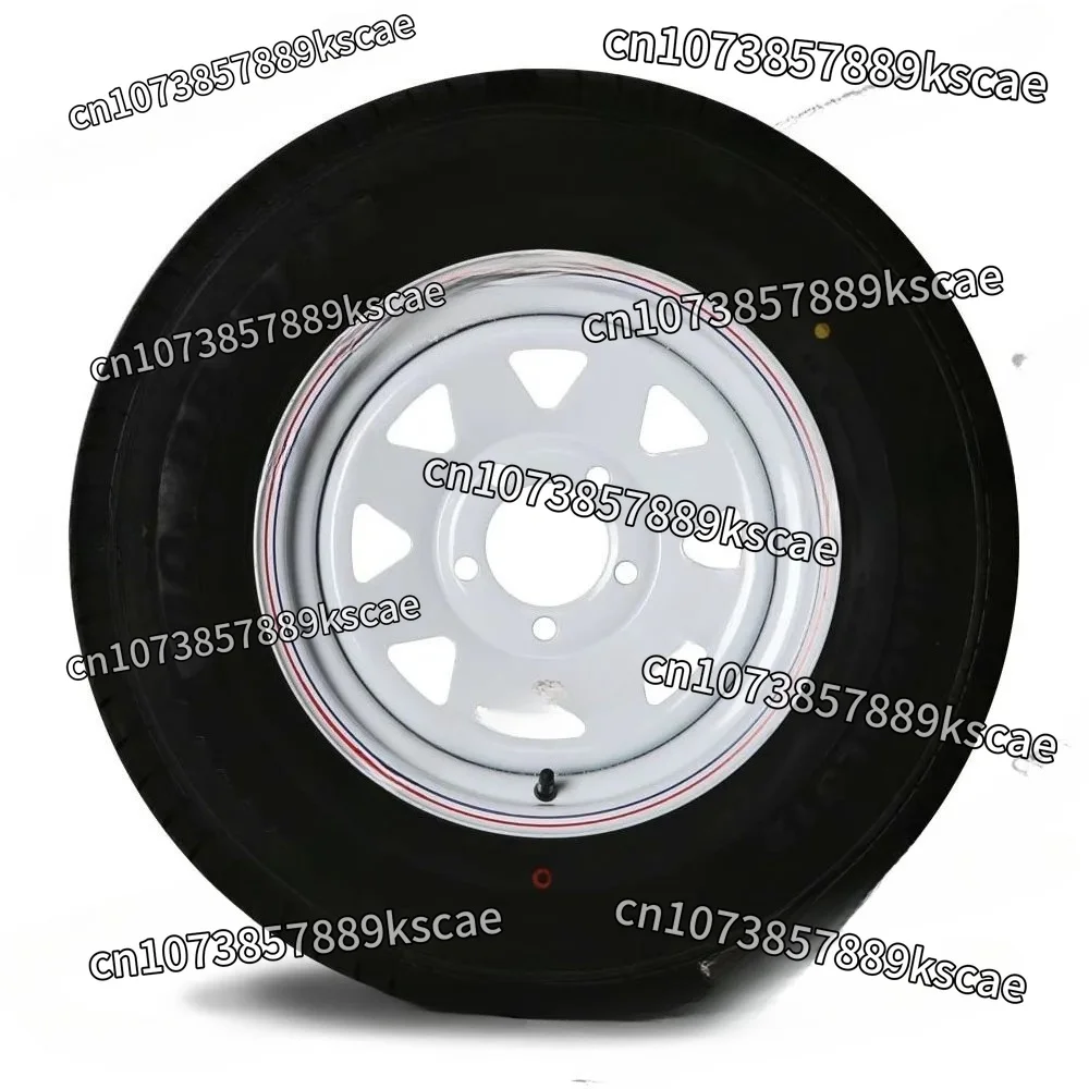 Trailer steel rim tire combination 12 inch 13 inch 14 inch trailer RV wheels, yacht trailer off-road modification