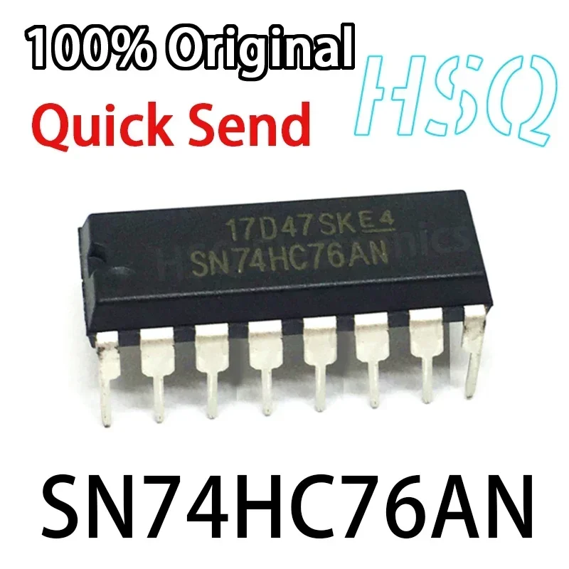 1PCS Genuine SN74HC76N SN74HC76AN 74HC76 DIP-16 Clear K Trigger Chip
