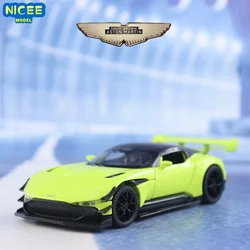 1:32 Aston Martin VULCAN sports car Simulation Diecast Metal Alloy Model car Sound Light Pull Back Collection Kids Toy Gifts X53