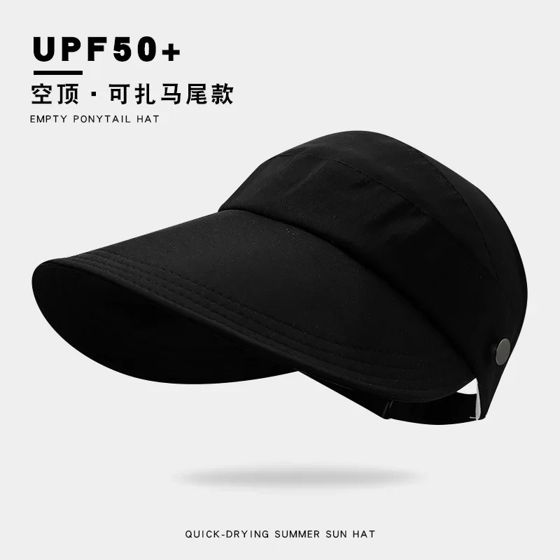 새로운 여성용 통기성 메쉬 모자 - 포니테일용 여름 야외 야구 모자 및 자외선 차단