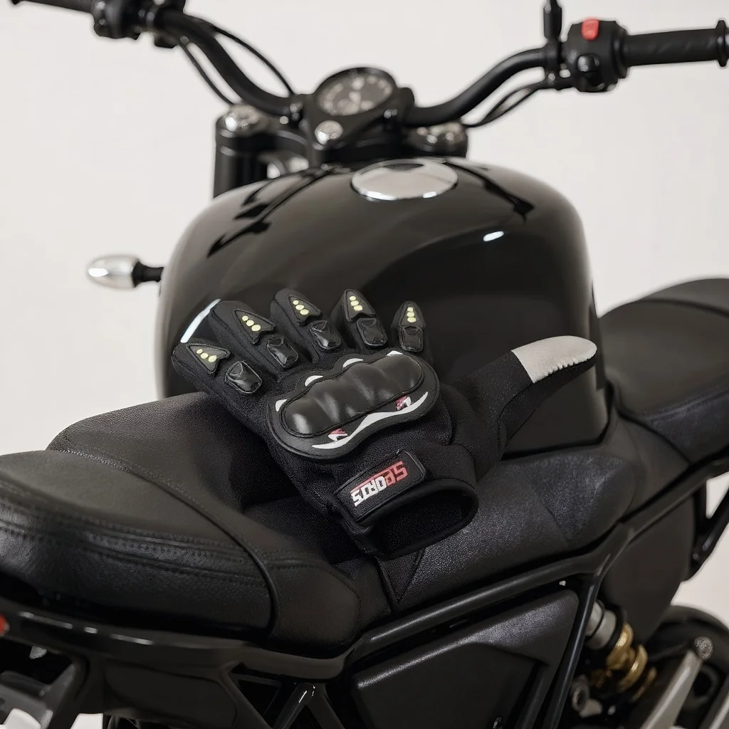 

Мужские мотоциклетные перчатки: дышащий защитный твердый корпус для занятий спортом на открытом воздухе и гонок