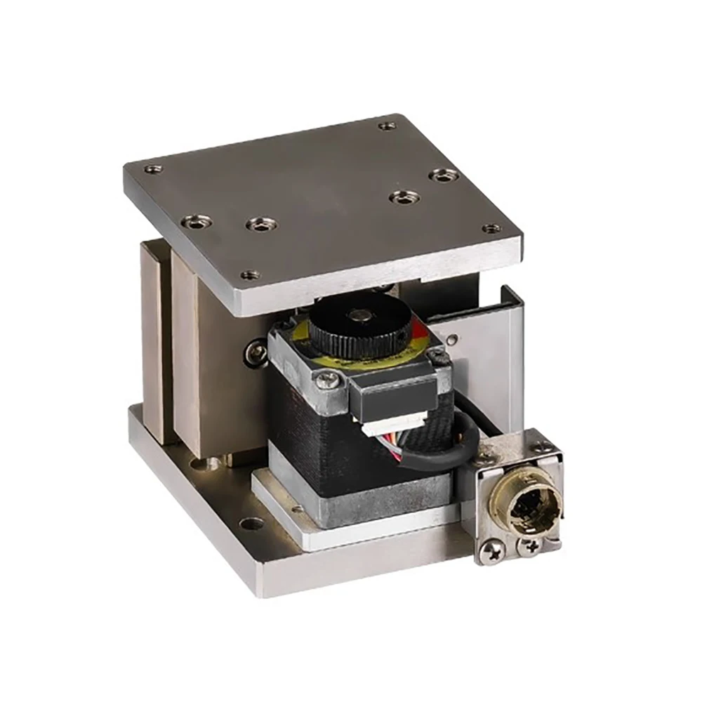 Precision Electric Z-Axis Lifting Stage, 8mm Travel, Stepper Motor Controlled Micro-Positioning Slide Platform
