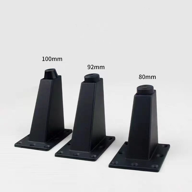 4pcs Aluminum Alloy Cabinet Feet Adjustable Oblique Support Tea Table Feet TV Cabinet Sofa Cabinet Diagonal Support Feet