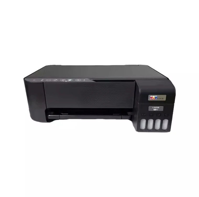 New L3258 Automatic Grade 4-Color Inkjet Printer Sublimation Digital Wireless Hot Key Plate Paper Flatbed Printer for Marketing