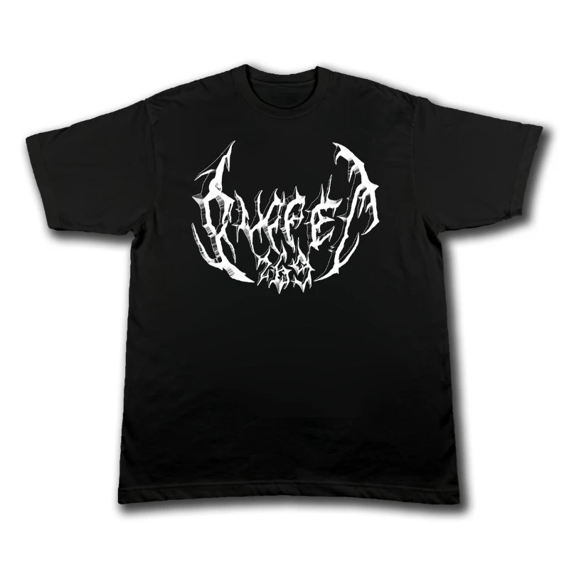 

PT269 Opium Rock Dark Goth Punk Subculture Band Loose Heavy Solid Color Printing Pure Cotton Comfortable Versatile Men's T-shirt