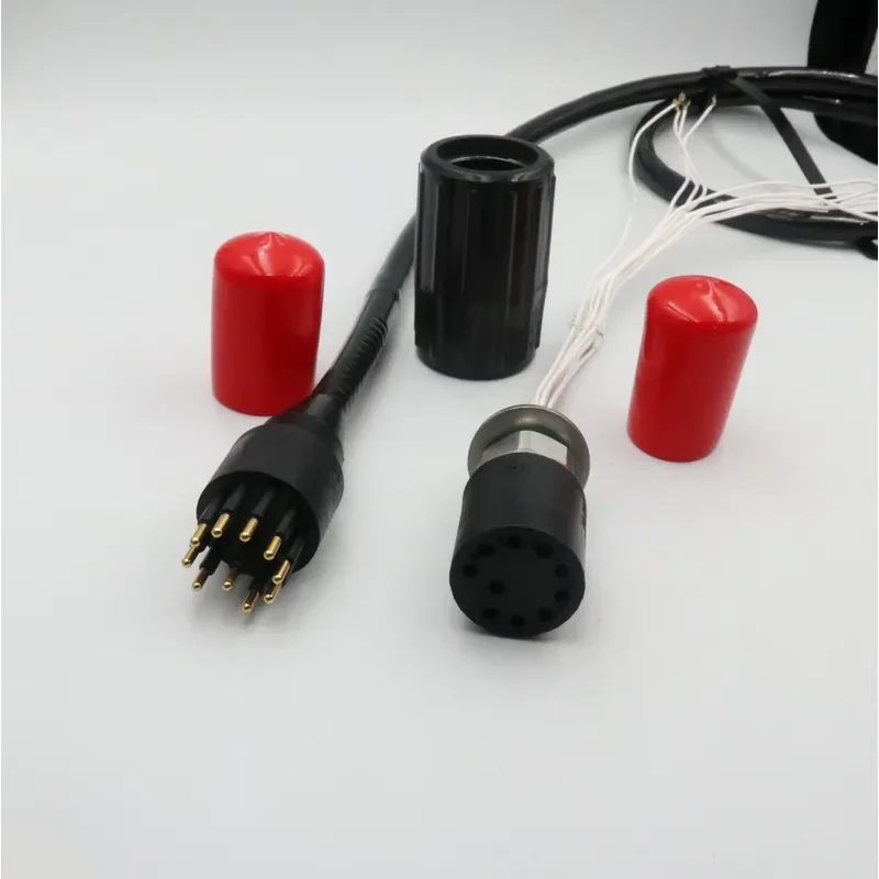 HYSF MCBH10F Deep-sea Marine Underwater Power Connector IP69 Waterproof Stainless Steel Copper Gold Plating 550V 5A-10A