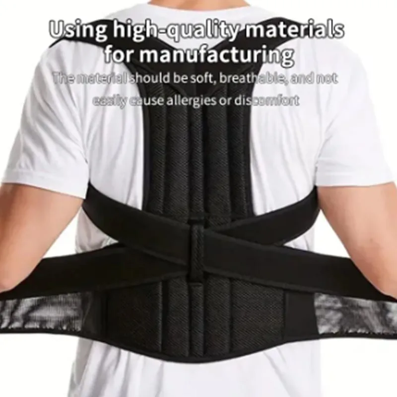 1PC Humpback Correction Sports Adult Back Correction Strap Spine Correction Anti-hunchback Fixed Back Correction Belt For Adult