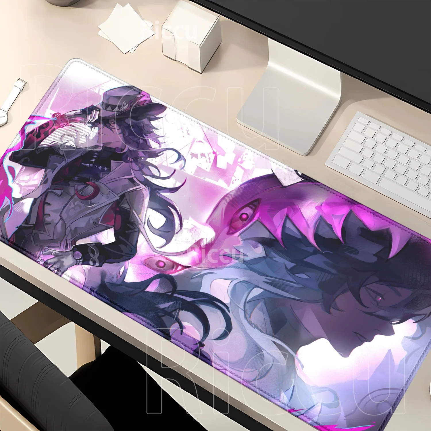 Mouse Pad Ashveil Honkai Star Rail Computer Laptop HD Printing Mouse Pad Office Large Gaming Mousepad Rubber Non-Slip Desk Mat
