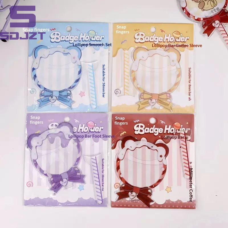 Lollipop Badge Protective Cover Y2K Style Pin Display Case For Itabag Game Anime Decoration Accessories