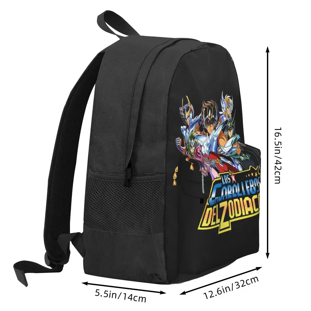 Knights Of The Zodiac Saint Seiya Backpack Hot Sale Daypack Large Capacity Kids BookBag School Bag Shoulder Bags for Men Women