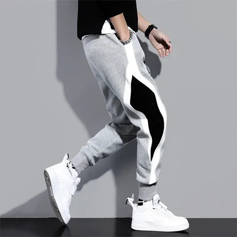 New Custom Your Logo Pants for Men Casual Drawstring Jogger Trousers Sports Running Pants Spring Autumn Winter Sweatpants for Me