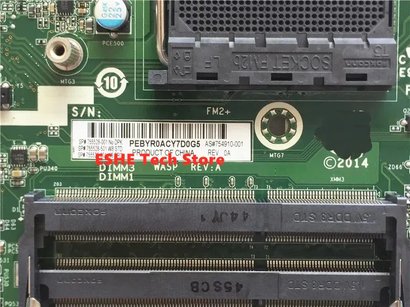754910 -001 للوحة الأم لسطح المكتب HP 705 G1 DM 755528 -001 755528 -501 755528 -601 اللوحة الرئيسية 100% تم اختبارها بشكل جيد