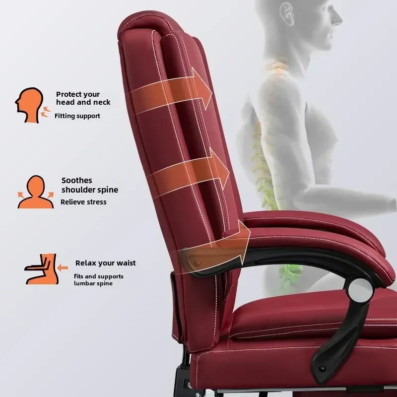 고급 사무실 가정용 컴퓨터 의자, 장시간 조절 가능, 엔지니어링 의자, 학생 기숙사 낮잠, 보스 의자