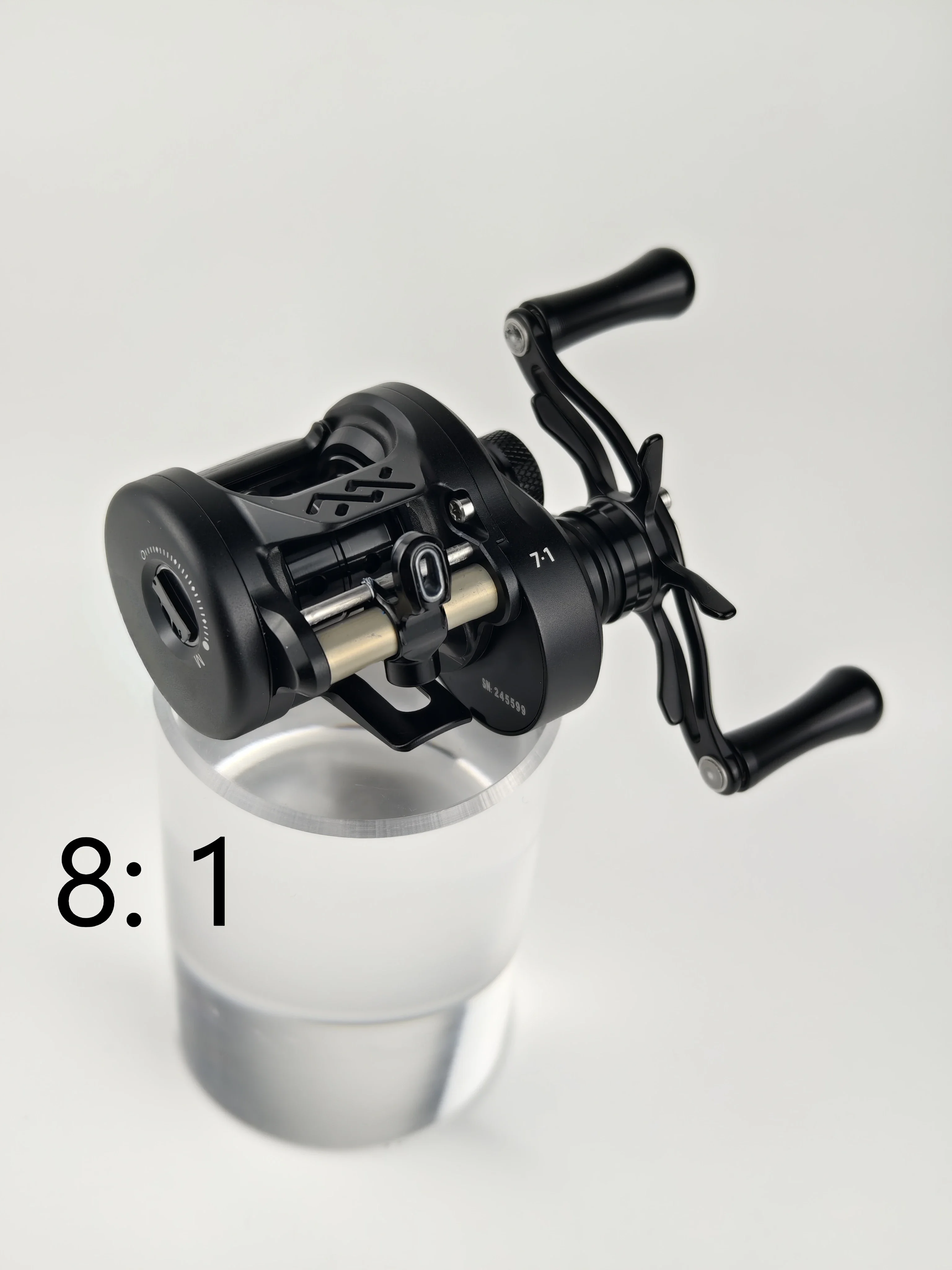 LongZe DC B51-MC/DBC-01/02 8.1/7.1：1 Fishing Reels CNC All-Metal
