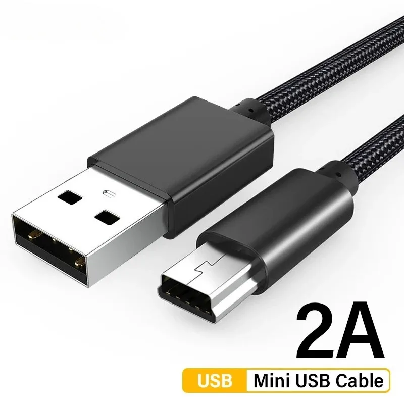 2A USB C to Mini-USB Adapter Thunderbolt 3 Mini USB Type C Cable for MacBook Pro MP3 Player Camera HDD Type-C to Mini USB Cable