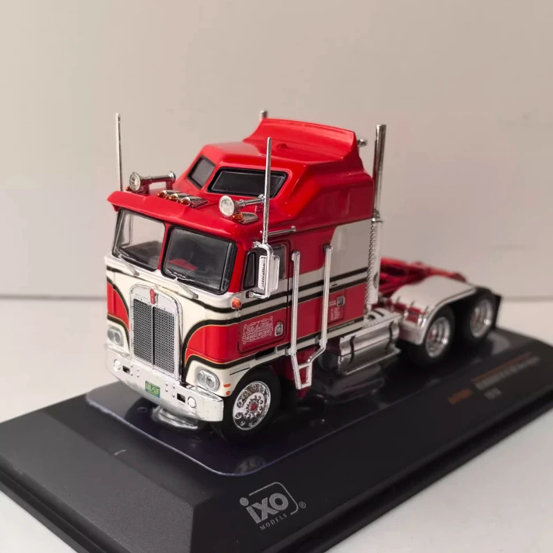 1:64, camión KENWORTH K100 Aerodyne Kenworth, coche de simulación en miniatura fundido a presión, modelo coleccionable, regalo coleccionable