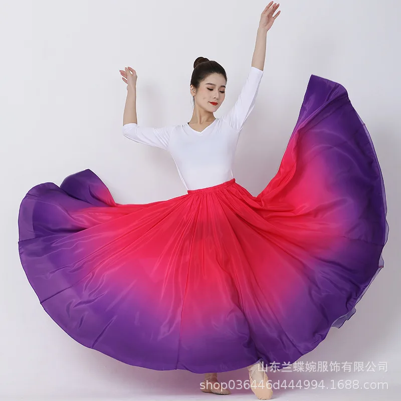 Spain Flamenco Dance Performer Dresses for Women Stage Performance Dancing Skirts Female Modern Classical Dance Big Swing Skirt