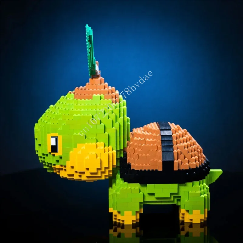 2195PCS Custom MOC Life-Sized Sculpture Series World Turtle Figure Education Assembly Puzzle DIY Creative Birthday Assembly Gift