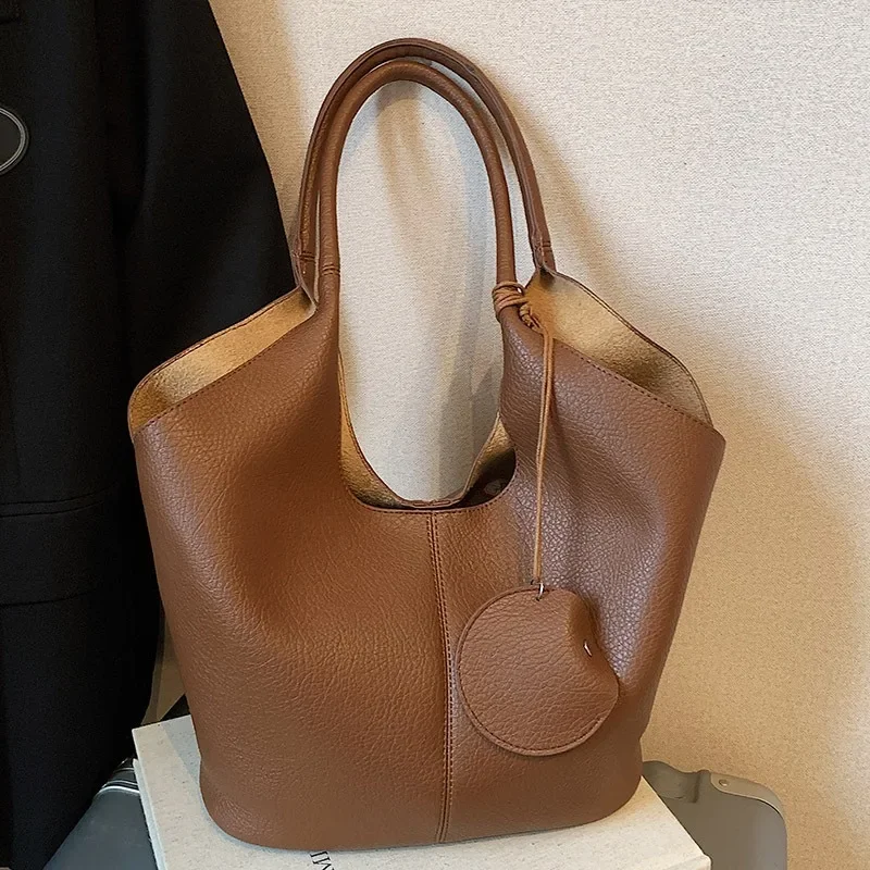 

2025 New Women's Stylish Tote Bag - Fashionable High-Capacity Shoulder Bag for Work & Daily Use, Trendy Handheld Purse