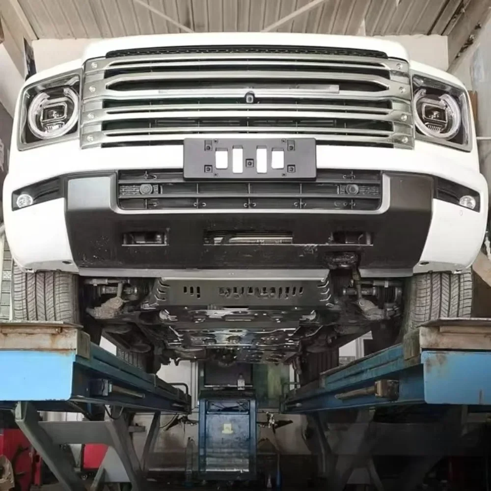 

SUITABLE Haval H9 new upgraded 8/5mm aluminum alloy chassis shield bottom protector engine protector chassis anti-skid plate