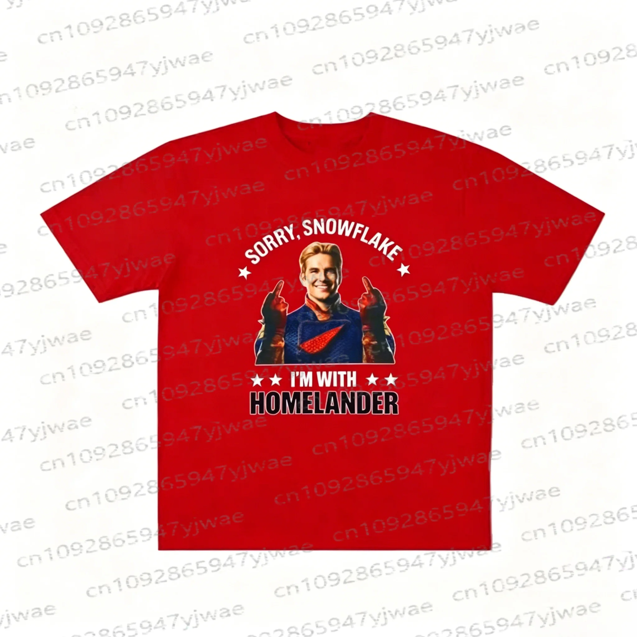 American TV The Boys Homelander Grafik-Baumwoll-T-Shirt, Sommer-Streetwear, Y2k, kurzärmelig, modisch, lässig, Vintage, Eltern-Kind-T-Shirt – Detail 18