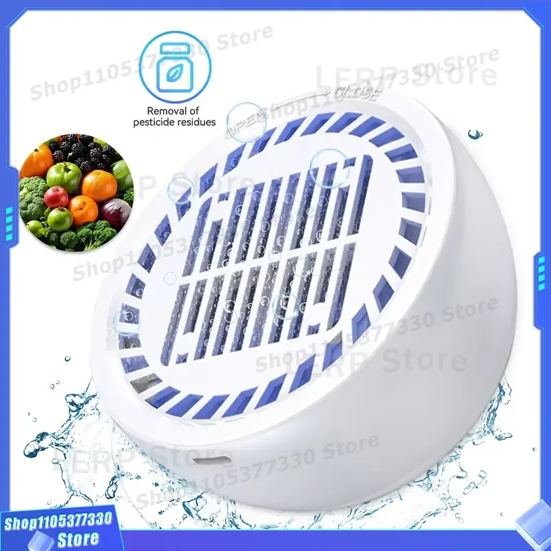 Portable Wireless Hydrogen Fruit Vegetable Cleaner Household Eco Friendly Effective Disinfection Easy to Clean Device for