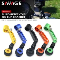 Oil Fluid Reservoir Mount Bracket Tank Cup Support For Honda Yamaha Kawasaki Ducati Suzuki Brake Clutch Master Cylinder Holder