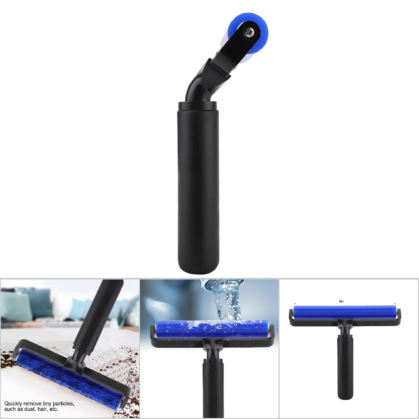 Cleaning Tool Dust Removal Roller Film Roller Dust Removal Roller Cleaner Tool Silicone Roller Screen Film Roller for Household