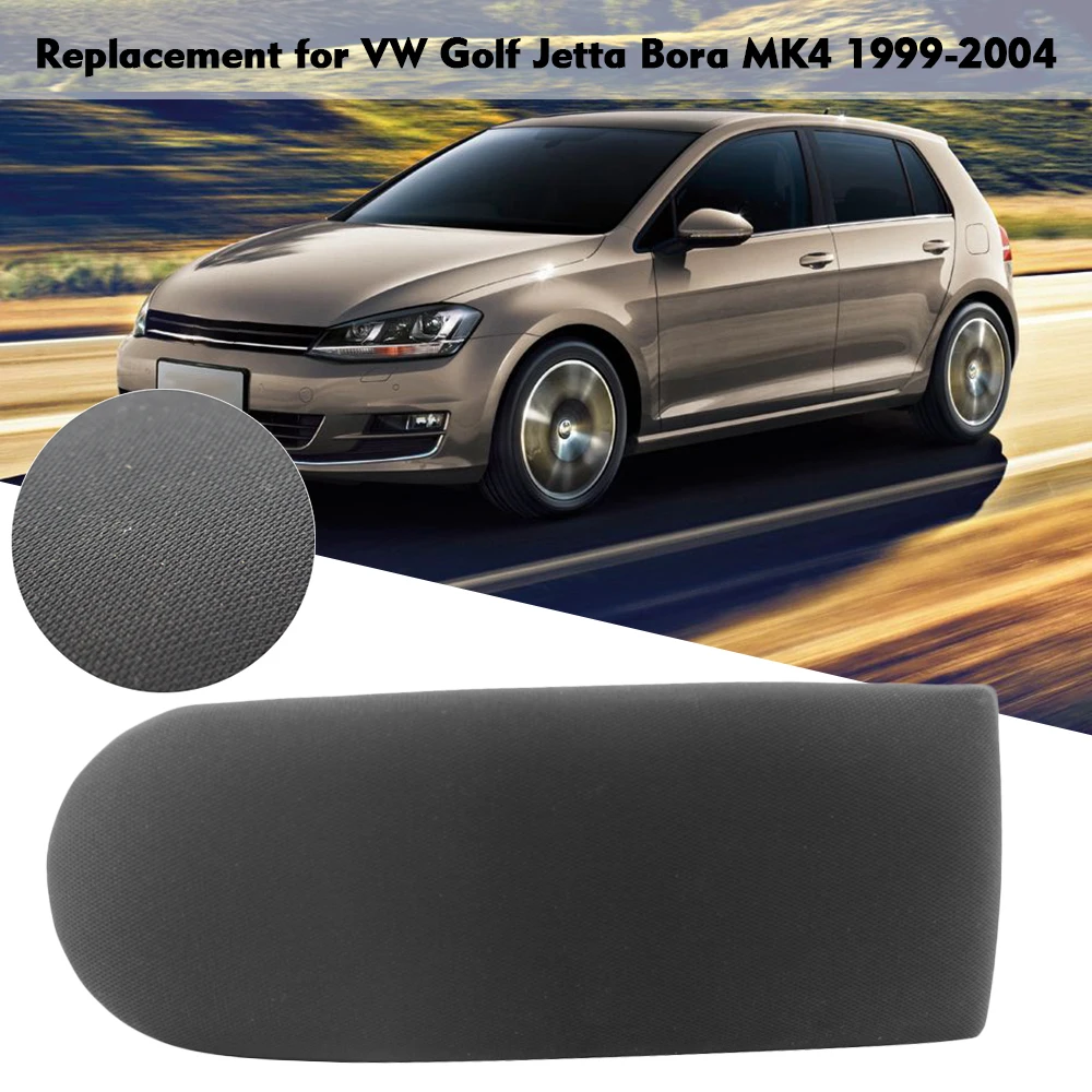 18D867173 3B0867173 Center Console Armrest Cover Lid Black Cloth Replacement for VW Golf Jetta Bora MK4 1999-2004