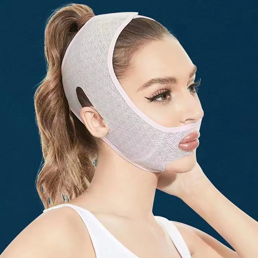 Face Bandage Adjustable V Lift Up Belt Sculpting Sleeping Mask Reduce Double Chin Face Facial Face Lifting Tapes Skin Care Tool
