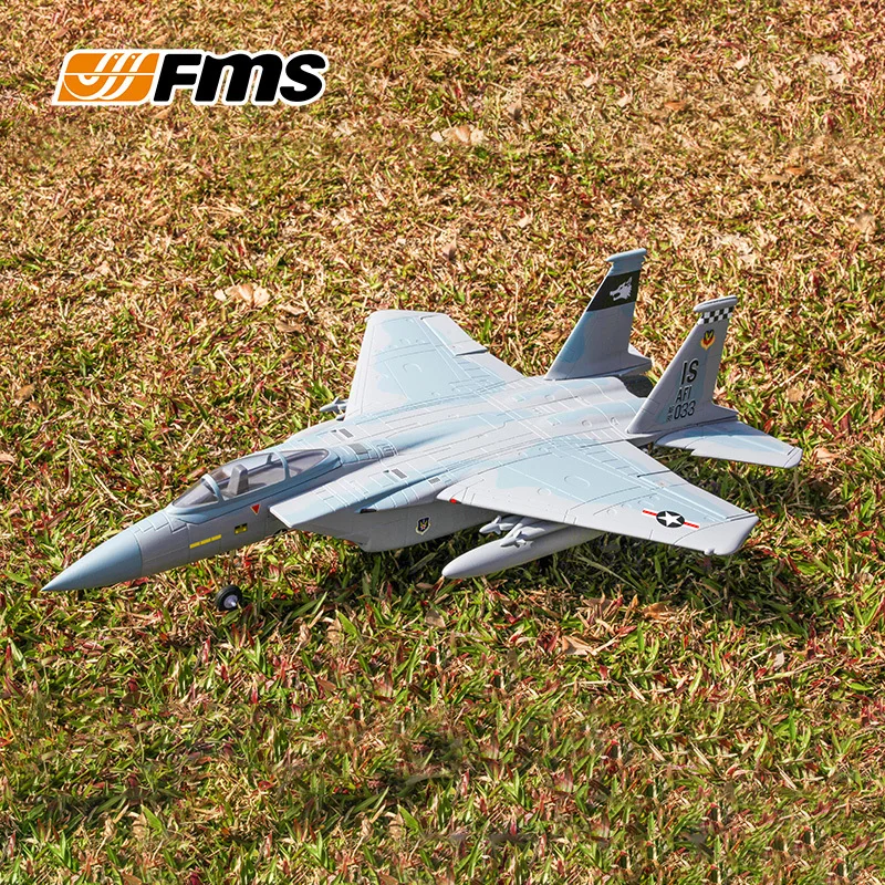 FMS 64mm F-15 V2 Upgraded Remote Control Electric Duct Model Assembling Fixed Wing Model Foam Aircraft Fighter PNP