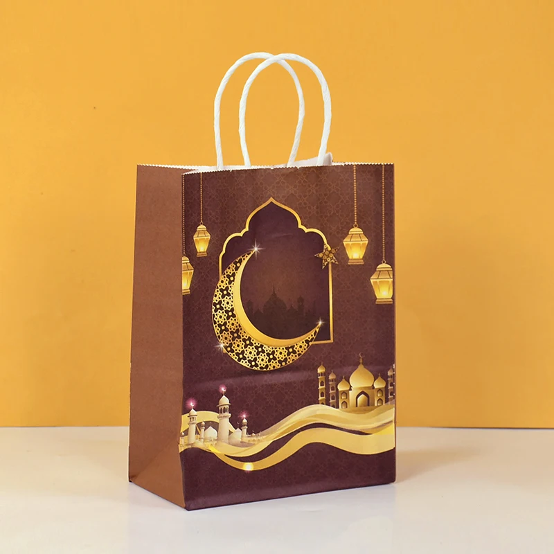 Eid Mubarak Kraft Paper Gift Bags
