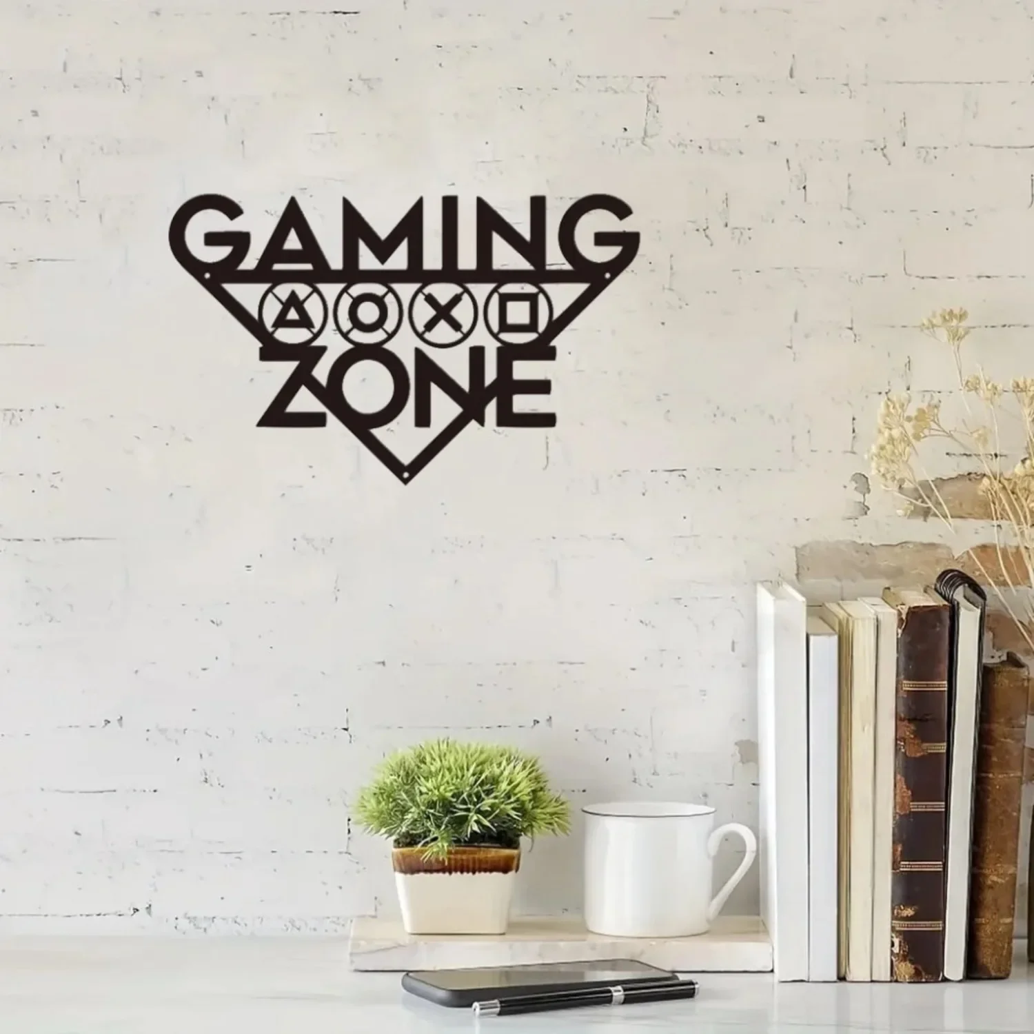 Pro Gamer Metal Wall Sign, Wall Sculpture for Streaming Setup and Esports Arena, Ideal Decor for Gamer Cave and Playroom, deko,