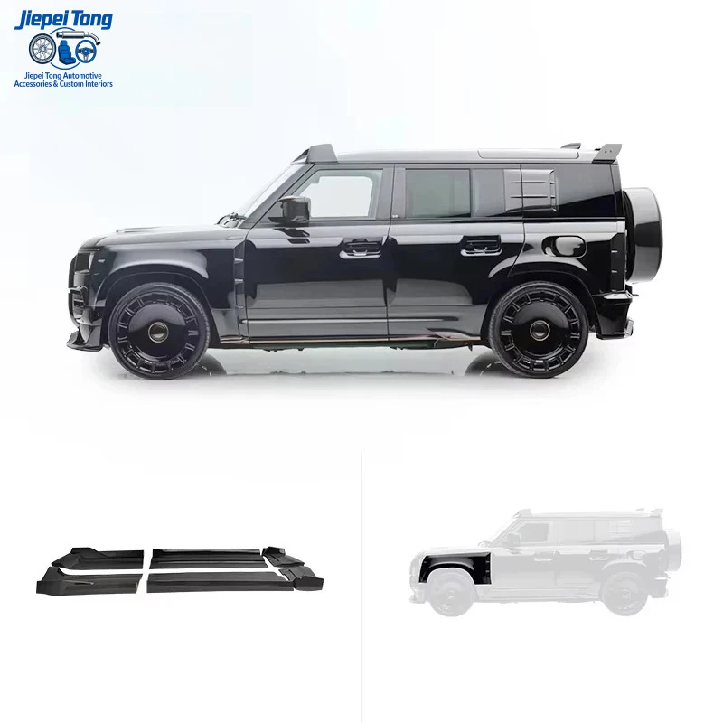

Car Modification MSY Style Carbon Fiber and Side Skirts for Land Rover Defender 110 2020+body Kit Upgrade