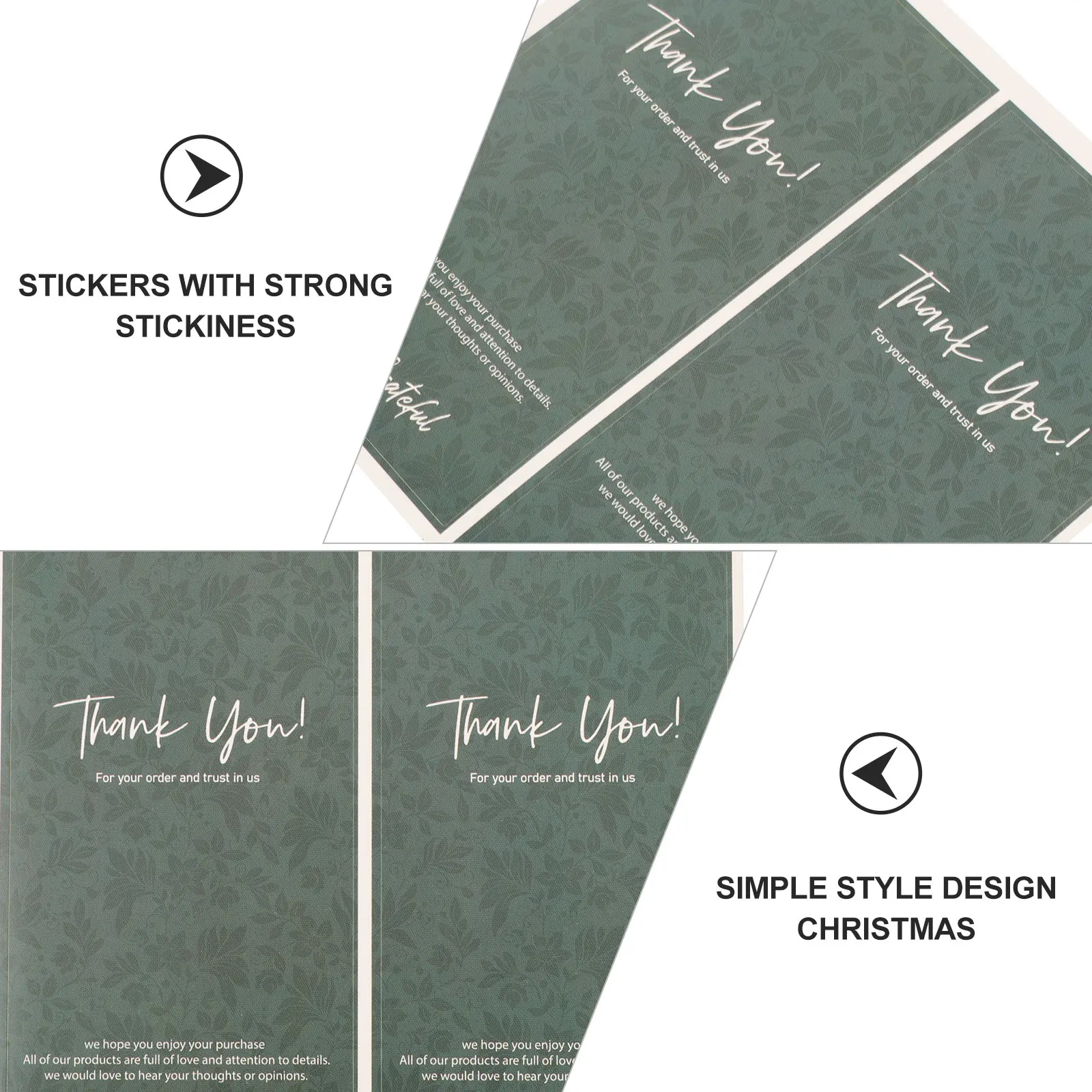 

Self Adhesive Stickers Gift Box Labels Strong Adhesiveness Wrapping Supplies Packaging Sticker Christmas
