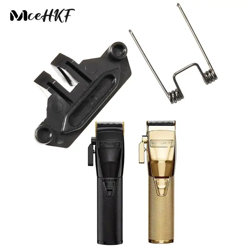 

1/2pcs/set Hair Clipper Swing Head Clipper Guide Block Clipper Replacement Parts With Tension Spring For 870 Clipper Accessories