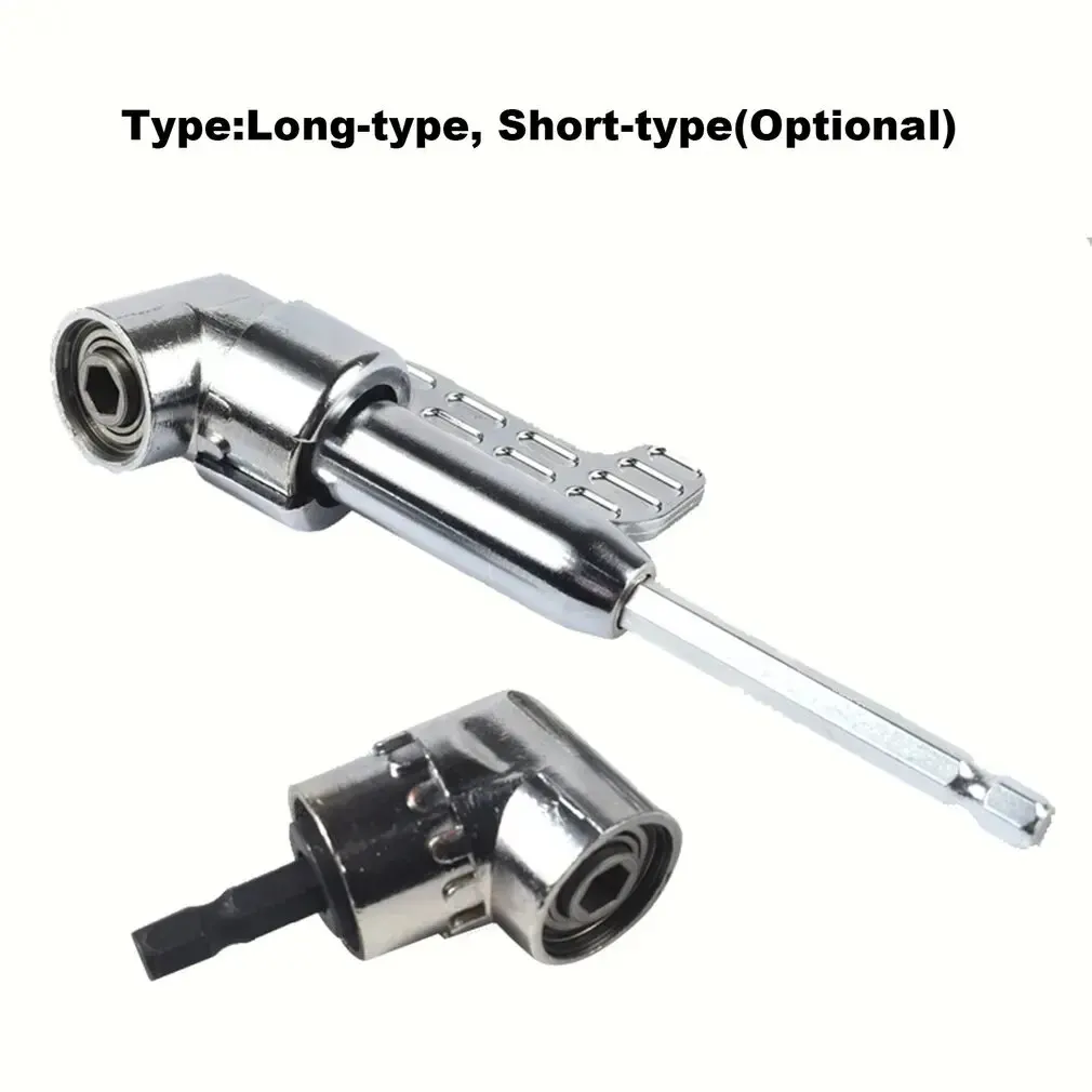 105 °   Cacciavite angolare Cacciavite angolare con codolo esagonale Trapano elettrico Chiavi angolari lunghe e corte Shaf flessibile regolabile