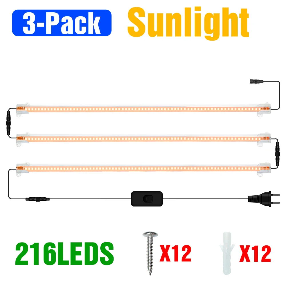 LED Plant Grow Light Strip 220V Volledige Spectrum Hydrocultuur Teelt Lampen Bar Phyto Groei Vullen Lamp Bloem Succulent Vegs