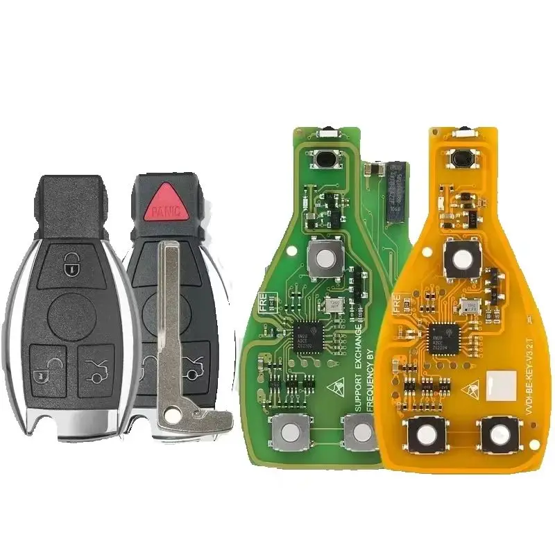Xhorse VVDI BE Key Pro Improved Version For Benz Smart Key Shell 3 Buttons 4 Buttons XNBZ01EN XNBZT1GL for VVDI MB Tool