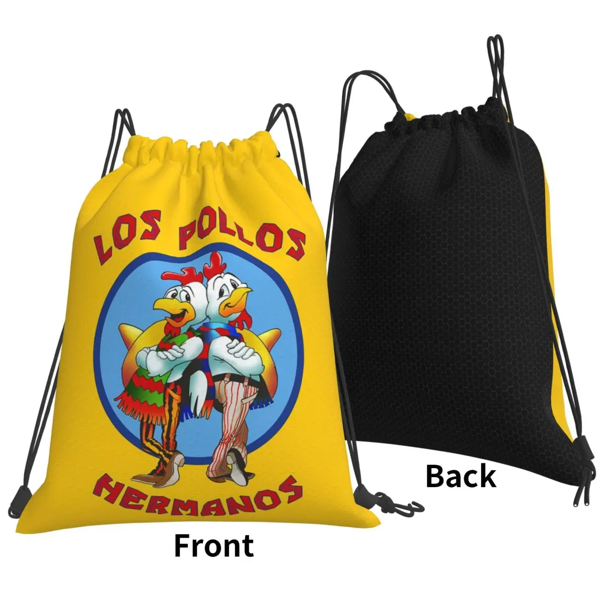 Breaking Bad Let's Cook Backpacks Portable Drawstring Bundle Pocket Sundries Bag Book Bags for Man Woman School
