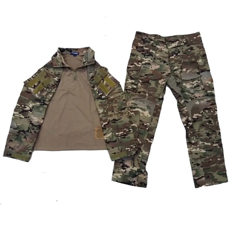 ชุดยุทธวิธี G3 Tactical Uniform MC ชุดลายพรางสำหรับผู้ชาย ชุดทนทานต่อการสึกหรอ เหมาะสำหรับตั้งแคมป์ ล่าสัตว์ เสื้อ กางเกง เสื้อผ้าทำงาน กางเกงคาร์โก้