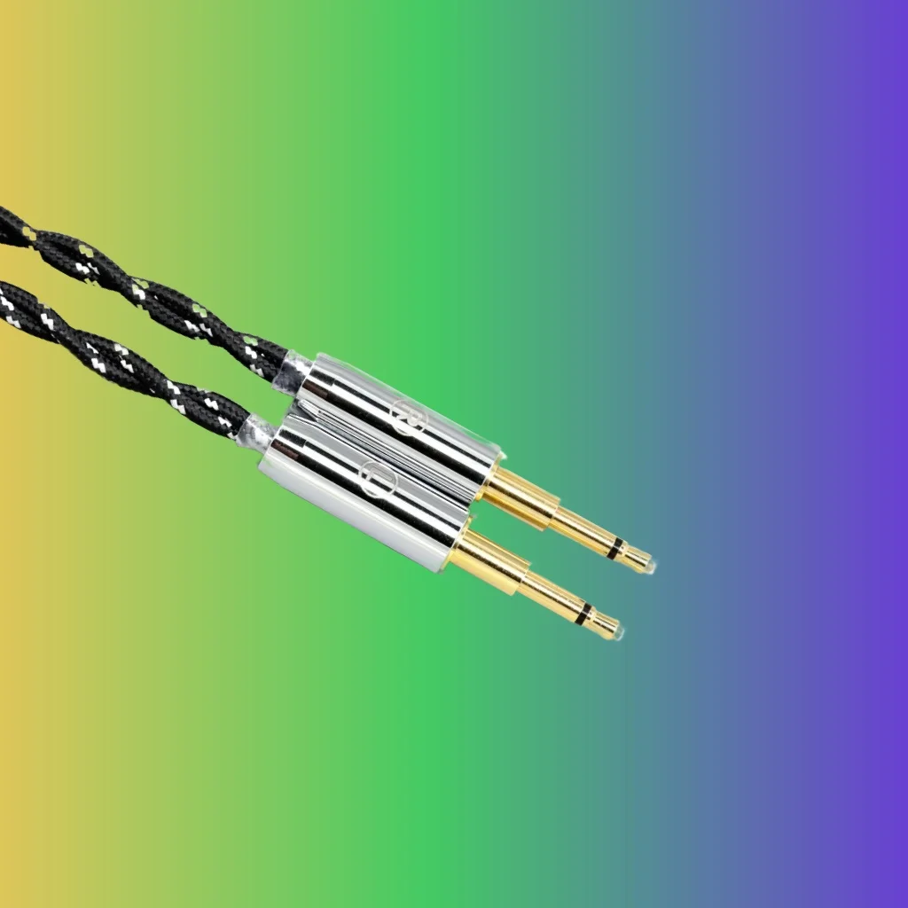 OFC 트위스팅 OCC 혼합 나일론 이어폰 케이블 하이파이맨 HE560 HE-350 HE1000 샤오미 헤드폰 듀얼 2.5mm 핀 8702