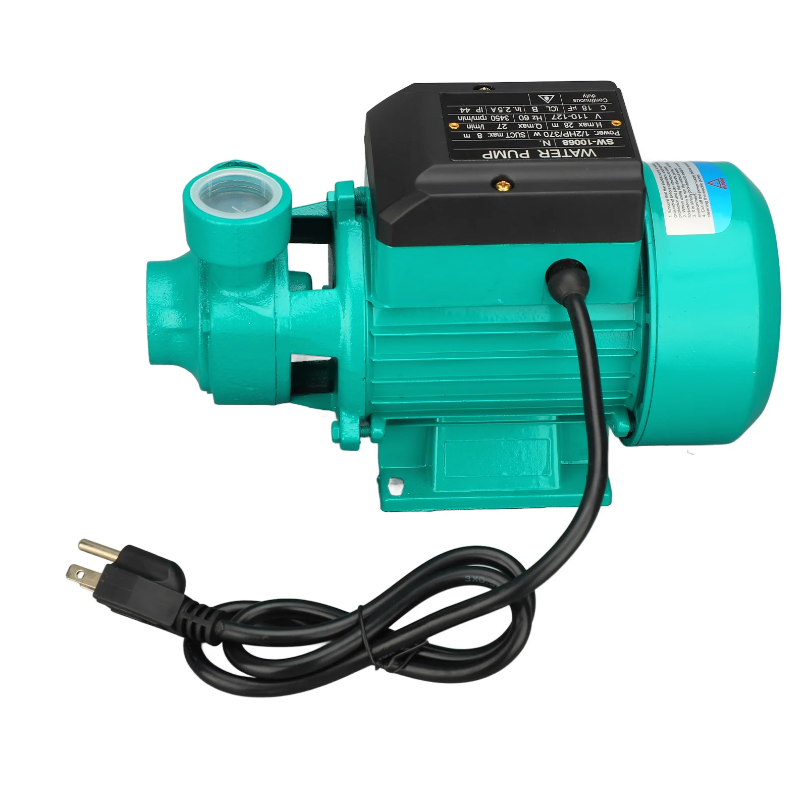 

Electric Water Pump Water Booster Pump Self Priming Electric with Aluminum Impeller QB60