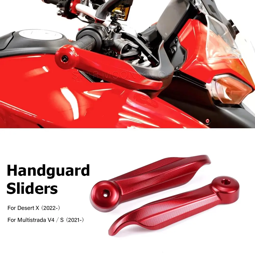 

Motorcycle Accessories Handguard Sliders Handlebar Hand Guard Protection For Ducati Multistrada V4 V4S（2021-) Desert X （2022-）